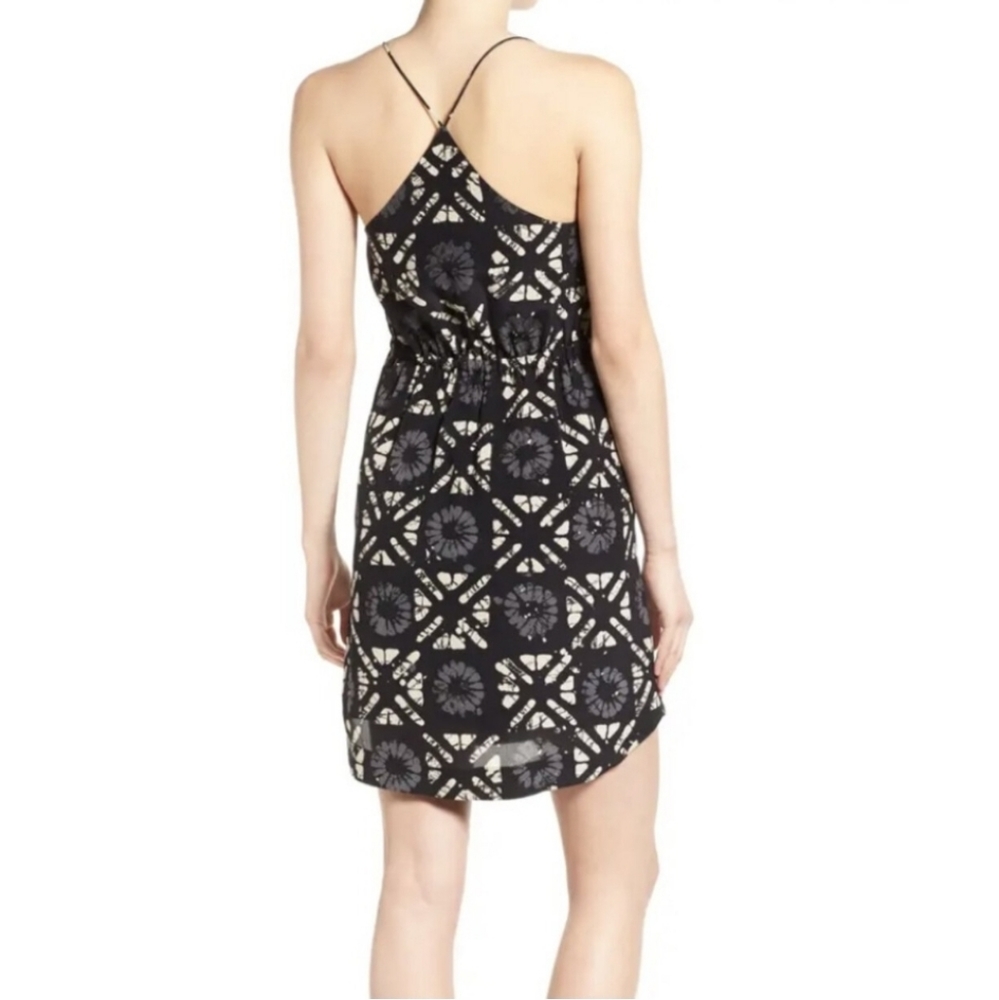 Madewell | Starview Silk Batik Grid Cami Dress size 0 - Picture 2 of 12